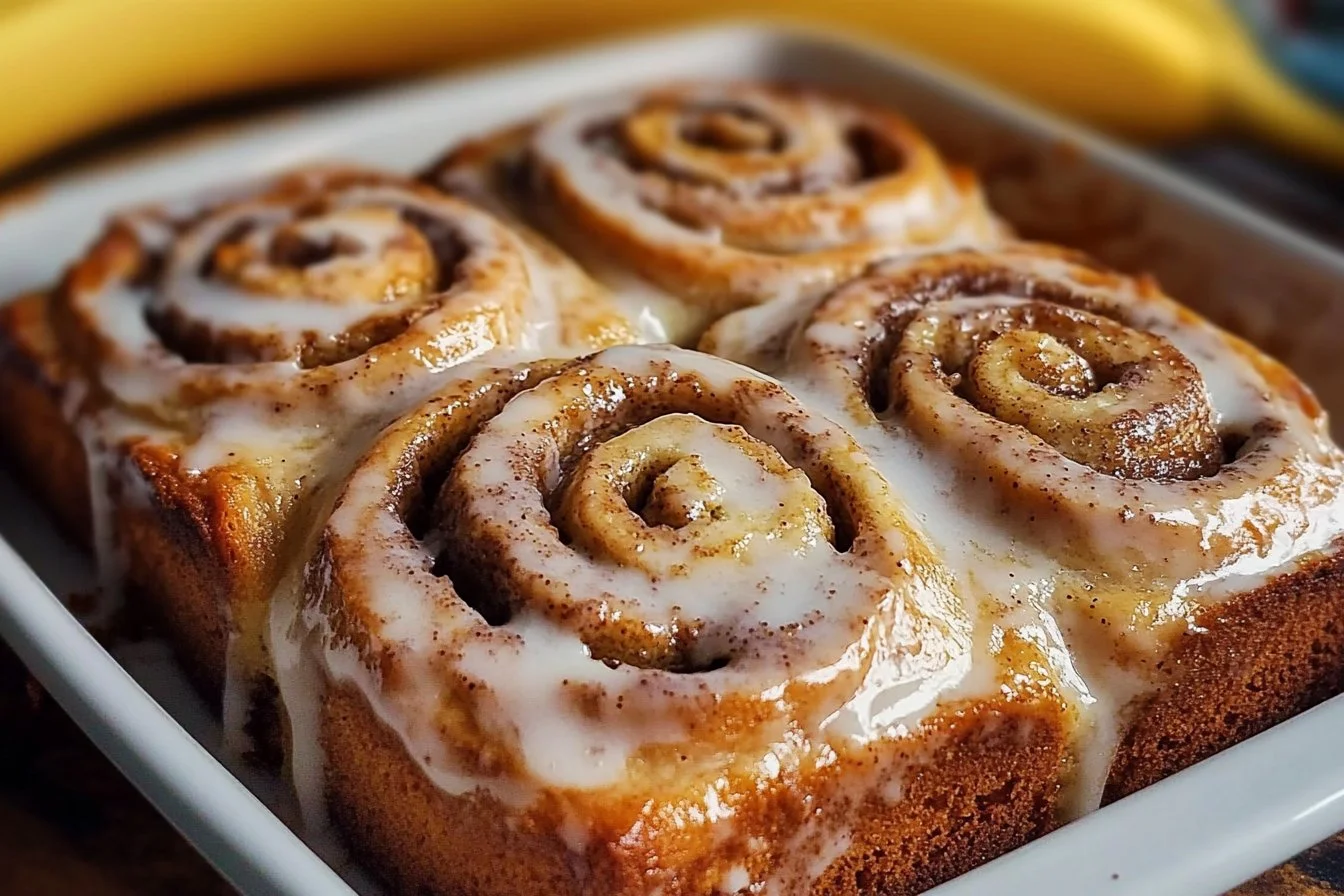 Banana Bread Cinnamon Rolls