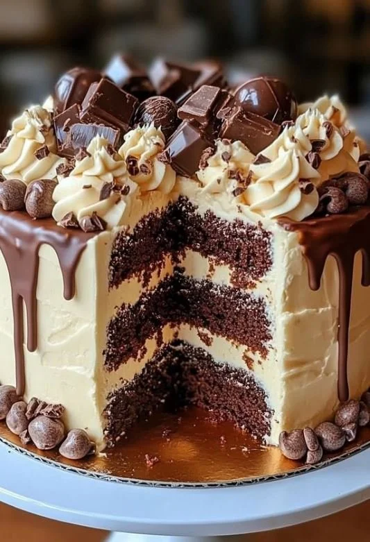 Chocolate Overload Explosion Cake
