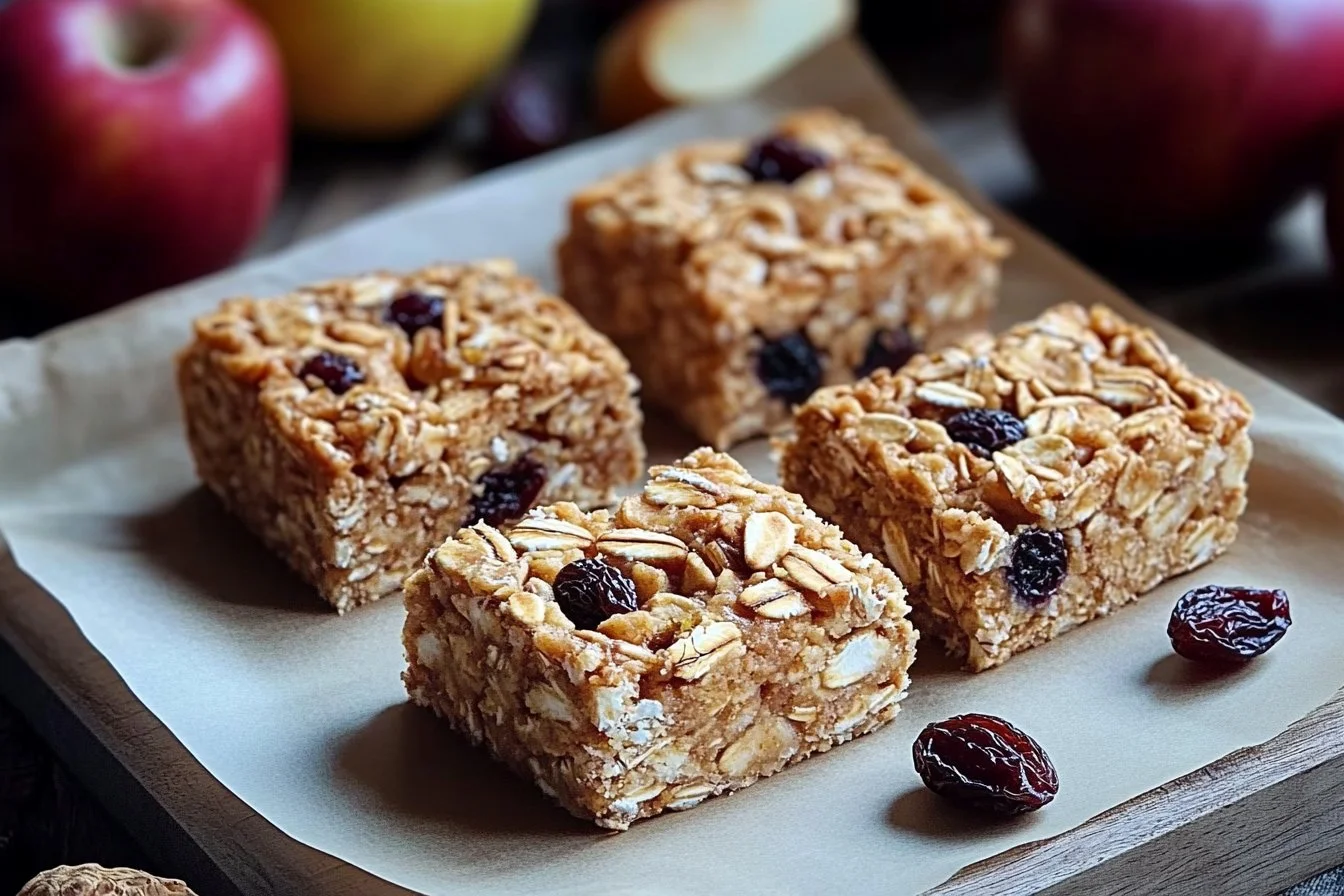 Diet Cake with Oats, Apples and Raisins