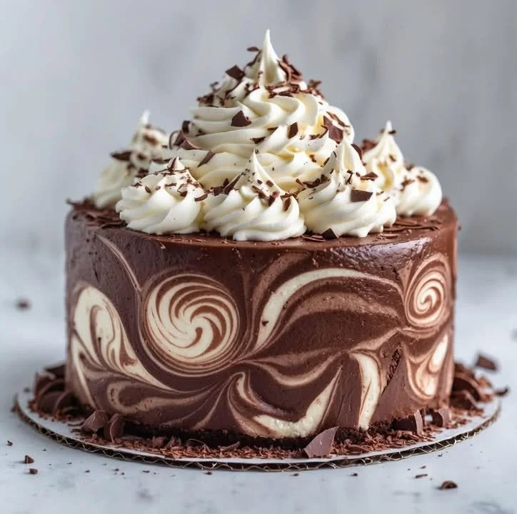 Double Chocolate Cheesecake Cake
