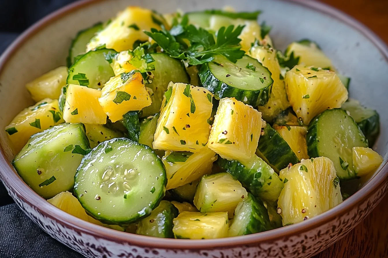 Pineapple Cucumber Salad