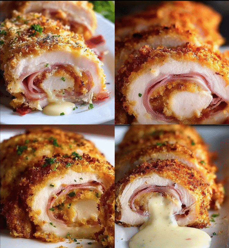 Chicken Cordon Bleu (Baked or Fried) Chicken Cordon Bleu (Baked or Fried)