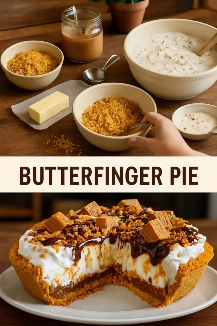 Butterfinger Pie Butterfinger Pie